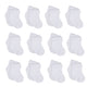 12-Pack Onesies® Brand Baby Boy or Girl White Jersey Cuffed Bootie Socks-Gerber Childrenswear Wholesale