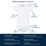 5-Pack Baby Neutral Lamb Long Sleeve Onesies® Bodysuits-Gerber Childrenswear Wholesale