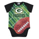 Green Bay Packers Baby Boy Short Sleeve Bodysuit-Gerber Childrenswear Wholesale