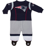 New England Patriots Baby Boys Footed Footysuit-Gerber Childrenswear Wholesale