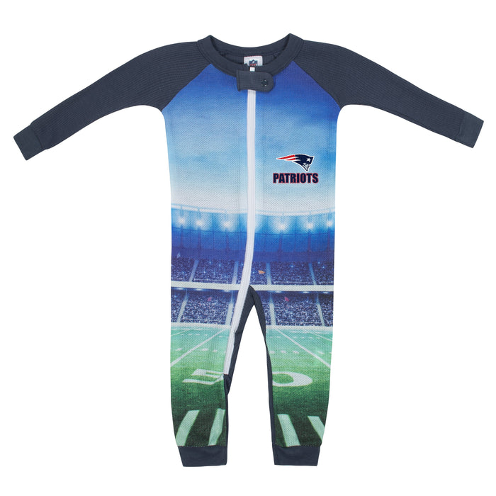 New England Patriots Boys Union Suit-Gerber Childrenswear Wholesale