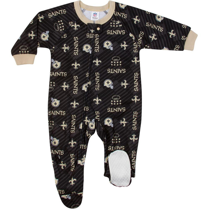 Saints Baby Boy Blanket Sleeper-Gerber Childrenswear Wholesale