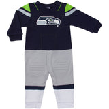 Seattle Seahawks Baby Boys Footysuit-Gerber Childrenswear Wholesale
