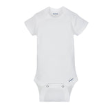 5-Pack White Short Sleeve Onesies® Bodysuits-Gerber Childrenswear Wholesale