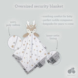 Just Born® Neutral Elephant Extra-Large Security Blanket-Gerber Childrenswear Wholesale