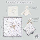 Just Born® Baby Girls Pink Llama Extra-Large Security Blanket-Gerber Childrenswear Wholesale