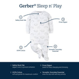 Baby Girls Princess Cutie Sleep N' Play-Gerber Childrenswear Wholesale