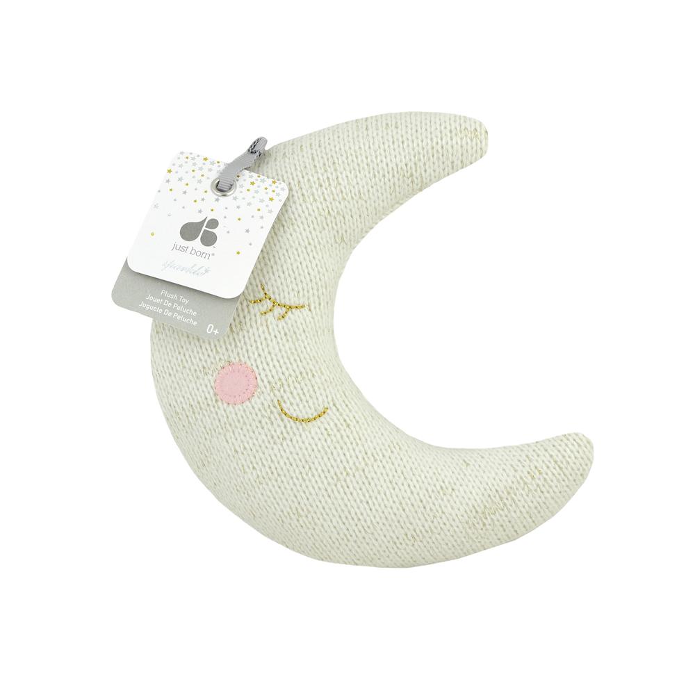 Just Born® Sparkle Sweater Knit Plush Moon-Gerber Childrenswear Wholesale