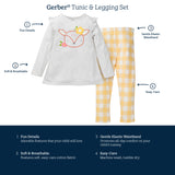2-Piece Baby & Toddler Girls Bunny Tunic & Legging Set-Gerber Childrenswear Wholesale