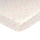 1-Pack Girls Pink Stars Organic Crib Sheet-Gerber Childrenswear Wholesale
