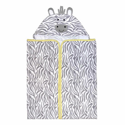 Just Born® Welcome to the Circus Hooded Bath Wrap in Gray-Gerber Childrenswear Wholesale
