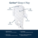 Baby Girls Smile Sleep 'N Play-Gerber Childrenswear Wholesale