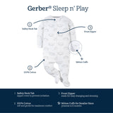 Baby Neutral Clouds Sleep 'N Play-Gerber Childrenswear Wholesale