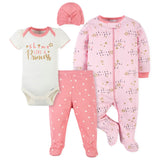 4-Piece Baby Girls Princess Outfit Set-Gerber Childrenswear Wholesale