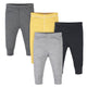 4-Pack Baby Boys Yellow Stripes Pants-Gerber Childrenswear Wholesale