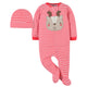 2-Piece Baby Reindeer Face Sleep 'N Play & Hat-Gerber Childrenswear Wholesale