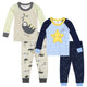 4-Piece Toddler Boys ZZZZZ & Sloth Organic Pajamas-Gerber Childrenswear Wholesale