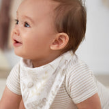 3-Pack Baby Neutral Natural Leaves Bandana Bibs-Gerber Childrenswear Wholesale