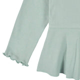 2-Pack Infant & Toddler Girls Mint Floral Peplum Tops-Gerber Childrenswear Wholesale