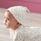 3-Piece Baby Girls Leopard Long Sleeve Shirt, Footed Pant, & Cap Set-Gerber Childrenswear Wholesale