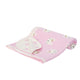 Just Born® Baby Girls Bunny Organic Swaddle Blanket-Gerber Childrenswear Wholesale