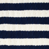 Just Born® Navy and White Striped Cable Knit Blanket-Gerber Childrenswear Wholesale