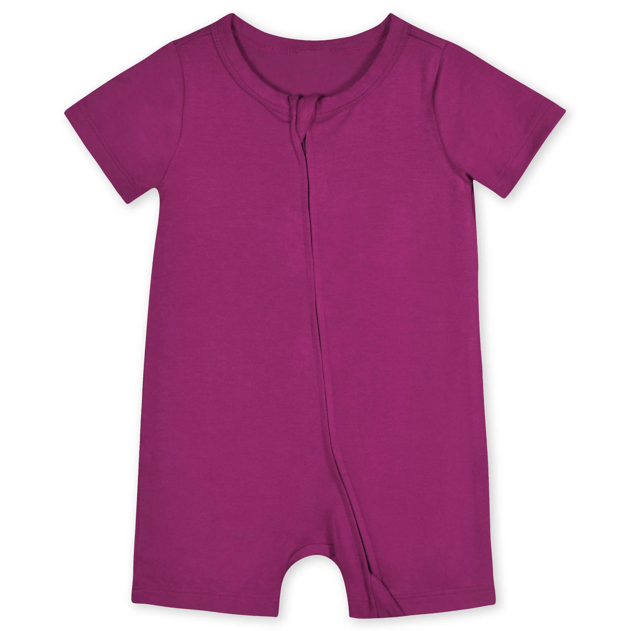 Baby Raspberry Buttery Soft Viscose Made from Eucalyptus Snug Fit Romper-Gerber Childrenswear Wholesale
