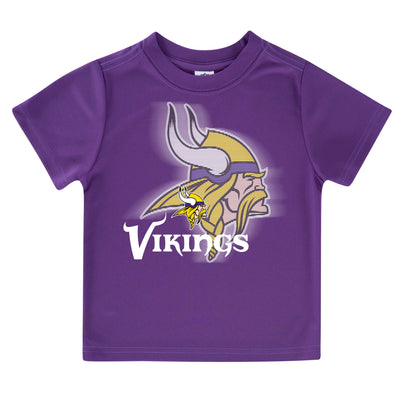 Minnesota Vikings Toddler Boys' Short Sleeve Logo Tee-Gerber Childrenswear Wholesale