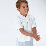 Infant & Toddler Stripes Gauze Hoodie-Gerber Childrenswear Wholesale