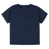 5-Pack Navy Short Sleeve Premium Tees-Gerber Childrenswear Wholesale