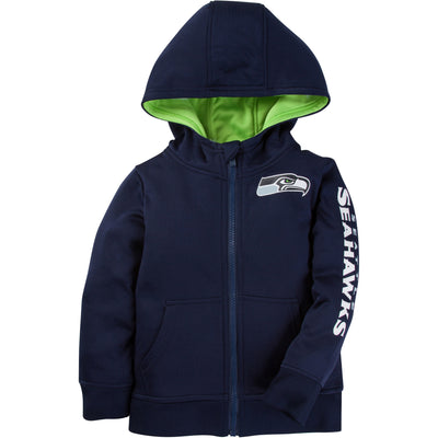Toddler Boys Seahawks Hooded Jacket-Gerber Childrenswear Wholesale