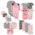 17-Piece Baby Neutral Leopard Apparel & Blankets Bundle-Gerber Childrenswear Wholesale