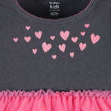 Baby & Toddler Girls Heart Long Sleeve Tulle Dress-Gerber Childrenswear Wholesale