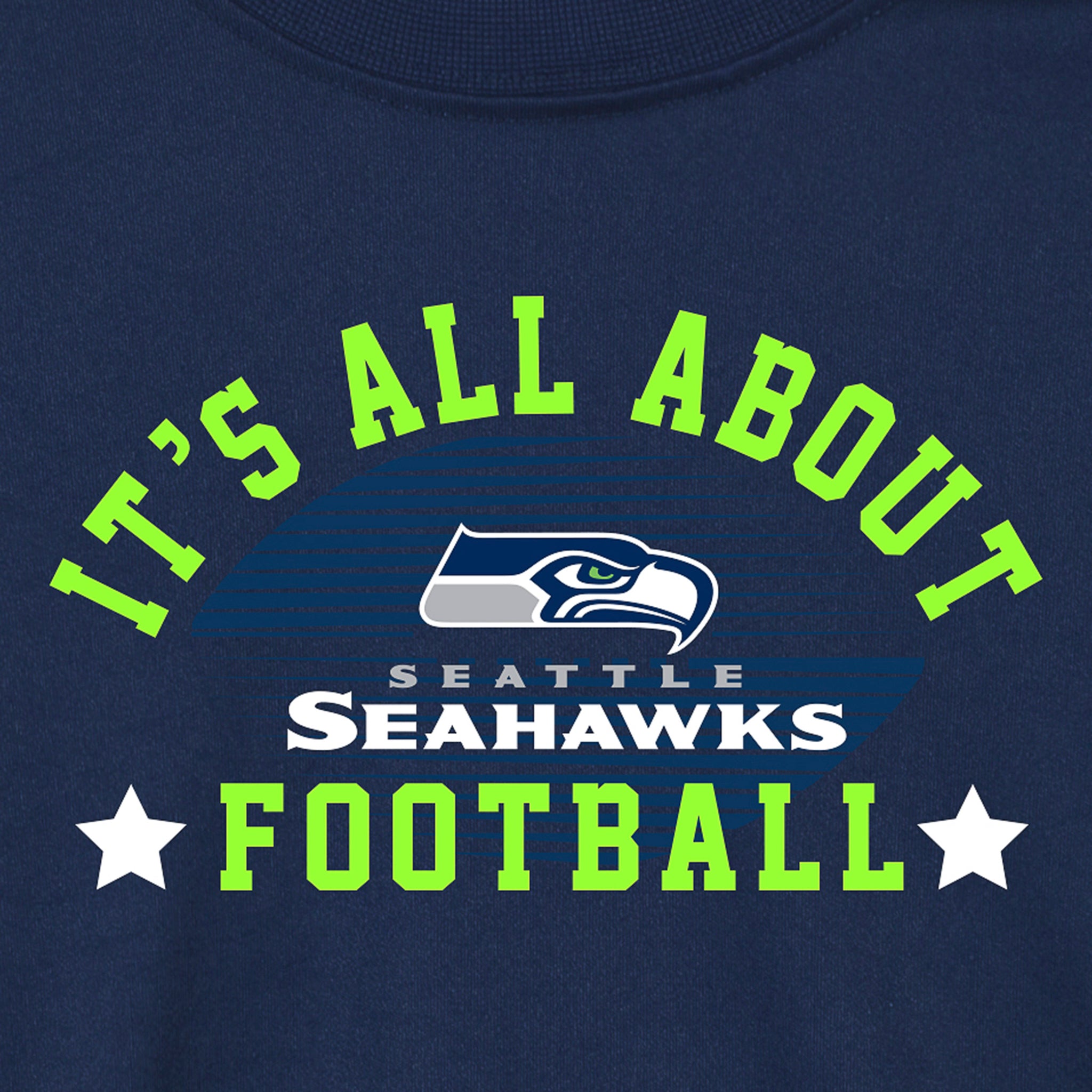 Seattle Seahawks Long Sleeve Tee-Gerber Childrenswear Wholesale