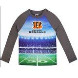 Cincinatti Bengals Toddler Boys Long Sleeve Tee Shirt-Gerber Childrenswear Wholesale