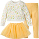 3-Piece Baby & Toddler Girls Woodland French Terry Top, Tulle Tutu, & Legging Set-Gerber Childrenswear Wholesale