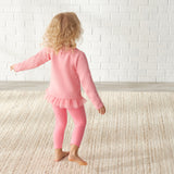 Infant & Toddler Girls Pink Sweater With Tulle Trim-Gerber Childrenswear Wholesale