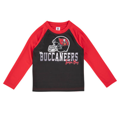 Toddler Boys Tampa Bay Buccaneers Long Sleeve Tee Shirt-Gerber Childrenswear Wholesale