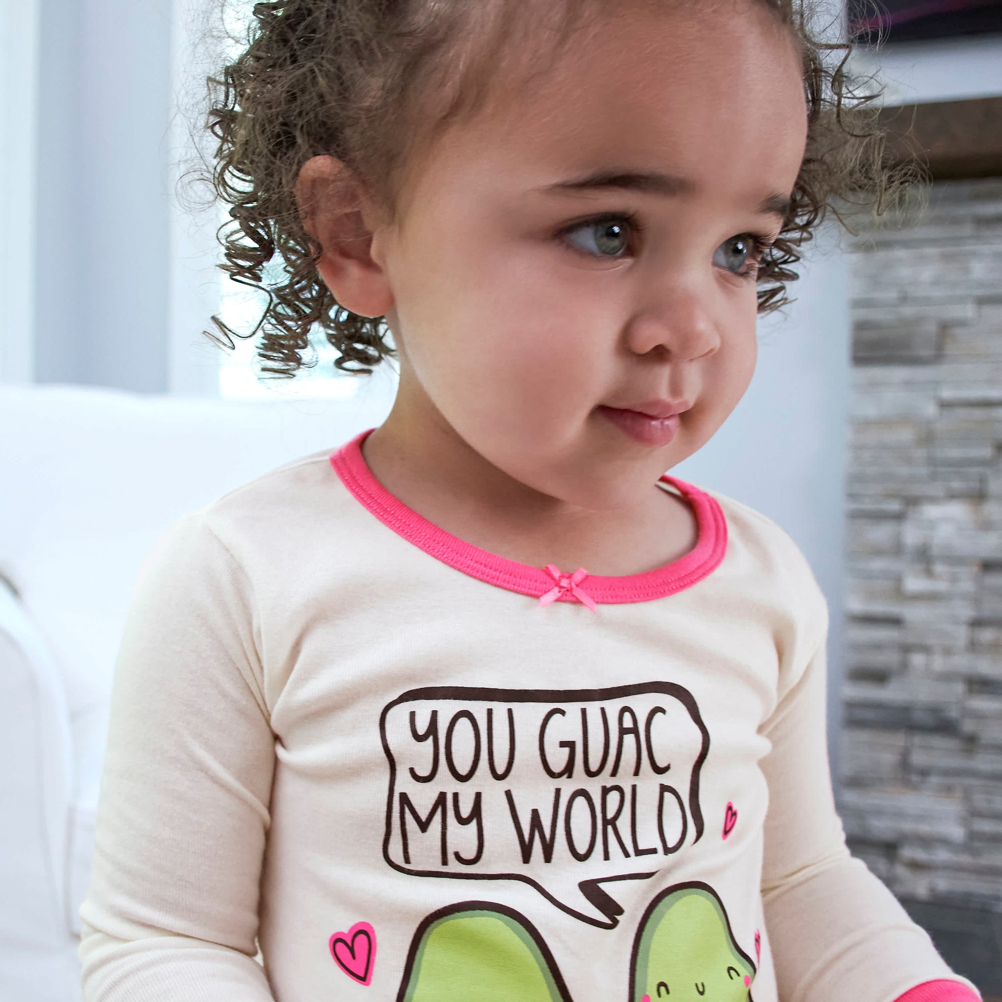 4-Piece Infant & Toddler Girls Pink Avocado Snug Fit Cotton Pajamas-Gerber Childrenswear Wholesale