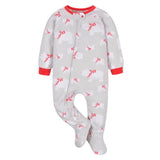 2-Pack Baby & Toddler Neutral Snowflakes & Bears Fleece Pajamas-Gerber Childrenswear Wholesale