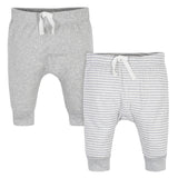 2-Pack Organic Baby Boys Ribbed Joggers-Gerber Childrenswear Wholesale