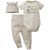 3-Piece Organic Baby Boys Squirrel Onesies® Bodysuit, Pant, & Cap Set-Gerber Childrenswear Wholesale