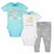 3-Piece Baby Girls Rainbow Take Me Home Set-Gerber Childrenswear Wholesale