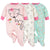 3-Pack Baby Girls Fox Sleep 'N Plays-Gerber Childrenswear Wholesale