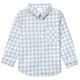 Infant & Toddler Boys Gray Plaid Woven Plaid Shirt-Gerber Childrenswear Wholesale
