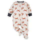3-Pack Baby Boys Fox Sleep N Plays-Gerber Childrenswear Wholesale