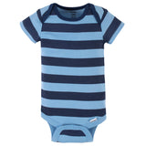 4-Pack Baby Boys Shark Zone Short Sleeve Onesies® Bodysuits-Gerber Childrenswear Wholesale