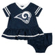 Baby Girls Los Angeles Rams Cheerleader Dress and Panty Set-Gerber Childrenswear Wholesale