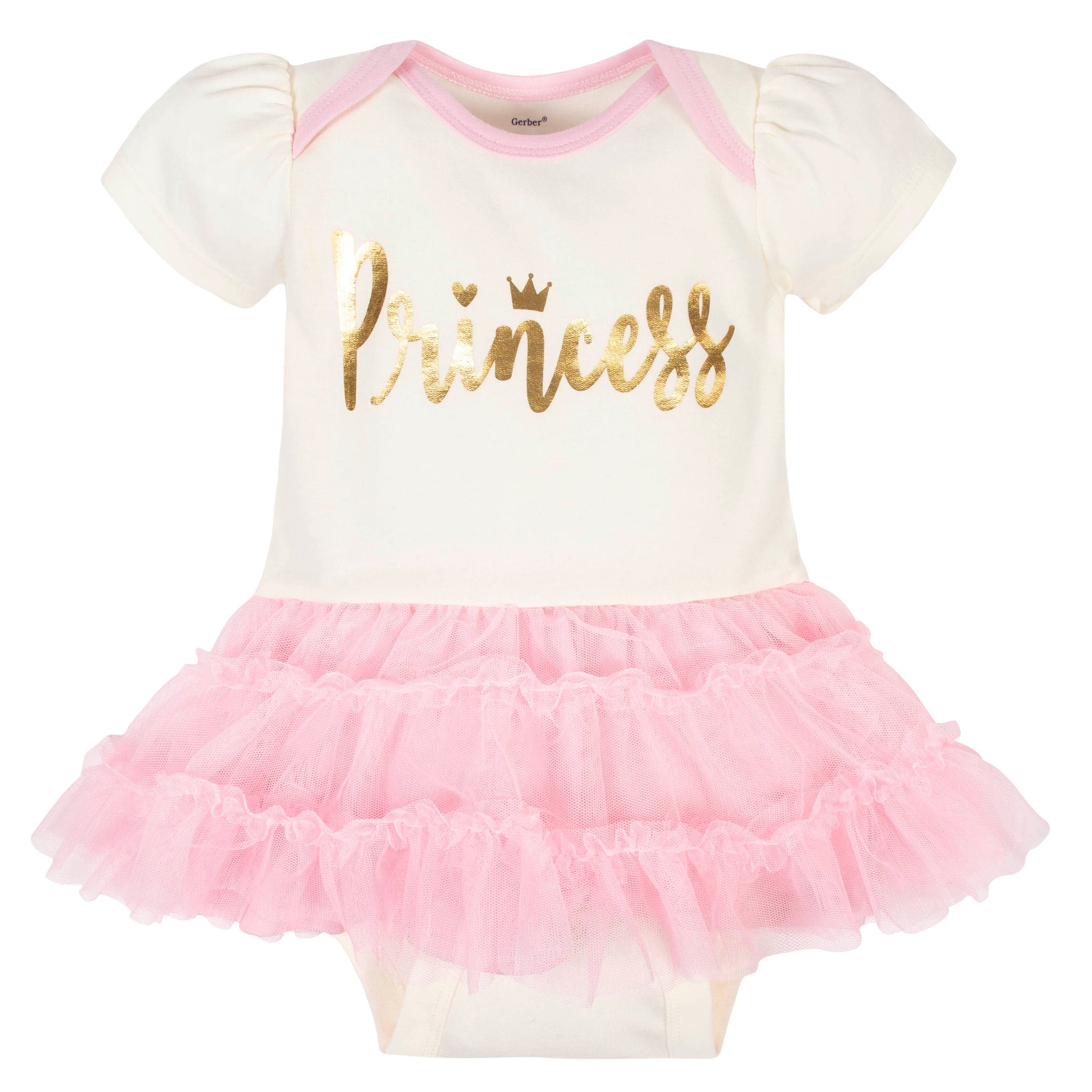 2-Piece Baby Girls Princess Tutu Bodysuit and Cap Set-Gerber Childrenswear Wholesale