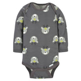 3-Pack Baby Boys Deer Long Sleeve Onesies® Bodysuits-Gerber Childrenswear Wholesale